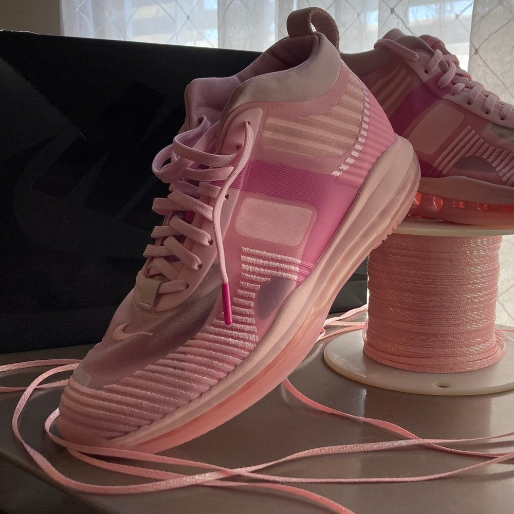 LeBronJames Inspired Air Max Nike Pink/Grey Size 8